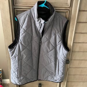 Banana Republic Gray Quilted Vest
